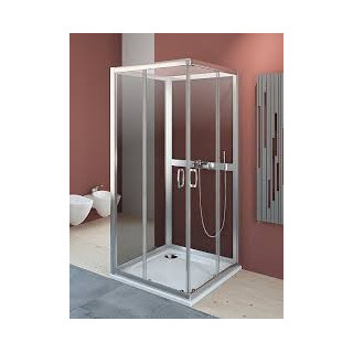 Drzwi do wnęki Dolphi  Radaway Premium Plus DWD 1800 mm podwójne, przesuwne, szkło przejrzyste- sanitbuy.pl