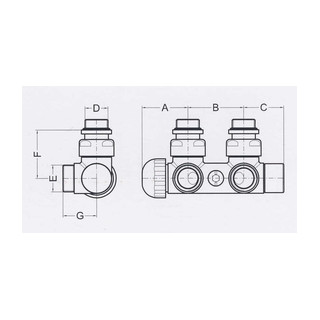 Zawór Terma Technologie termostatyczny kątowy 50 po osi satyna- sanitbuy.pl