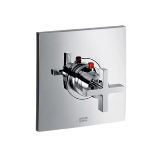 Bateria Axor Citterio termostatowa podtynkowa High Flow z uchwytem krzyżowym, element zewnętrzny- sanitbuy.pl