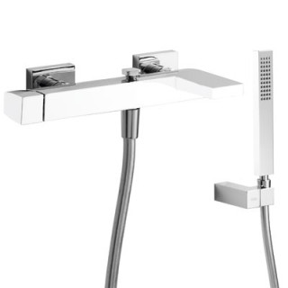 Bateria wannowa Tres Slim -Exclusive stalowa- sanitbuy.pl