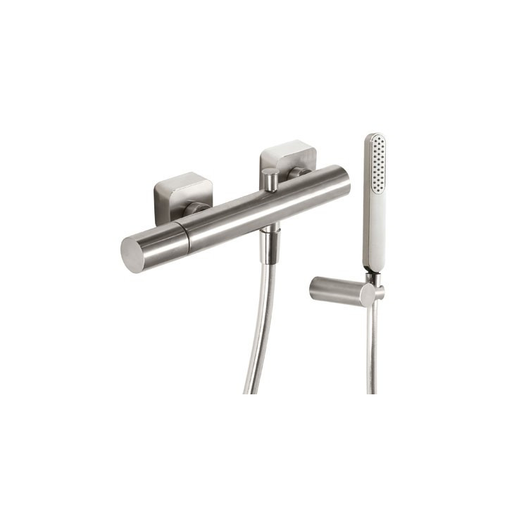 Bateria natryskowa Tres Loft Colors, stalowa- sanitbuy.pl