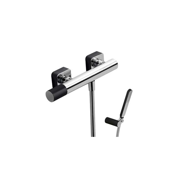 Bateria natryskowa Tres Loft Colors, stalowa- sanitbuy.pl