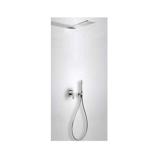 Zestaw natryskowy  Tres Loft Colors z bateria podtynkową, stalowy- sanitbuy.pl