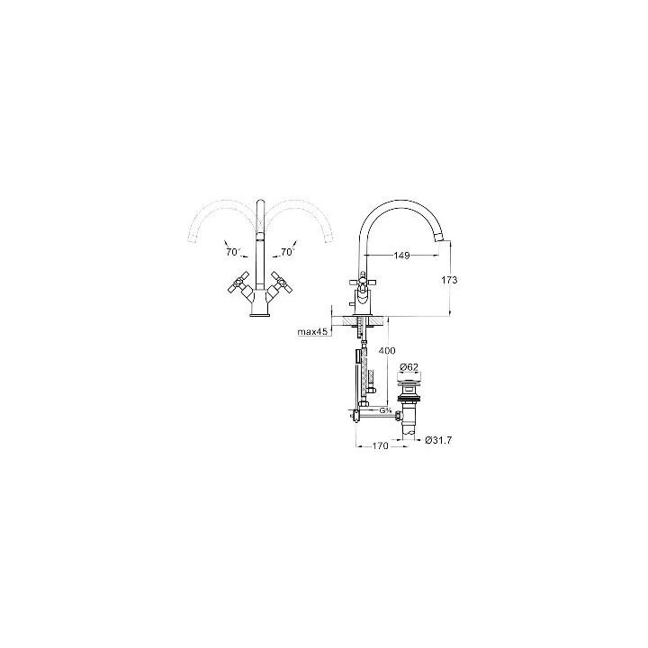 Bateria umywalkowa Steinberg Seria 250- sanitbuy.pl