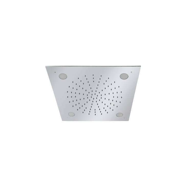 Zestaw natryskowy termostatyczny, podtynkowy, elektroniczny Tres CHROMOTERAPIA, deszczownica sufitowa- sanitbuy.pl