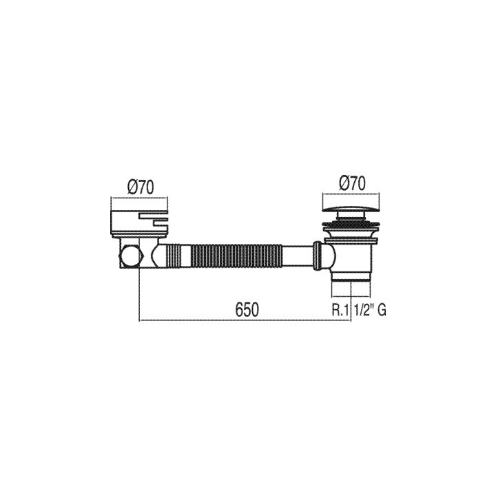 Syfon z napełnianiem przez przelew Tres- sanitbuy.pl