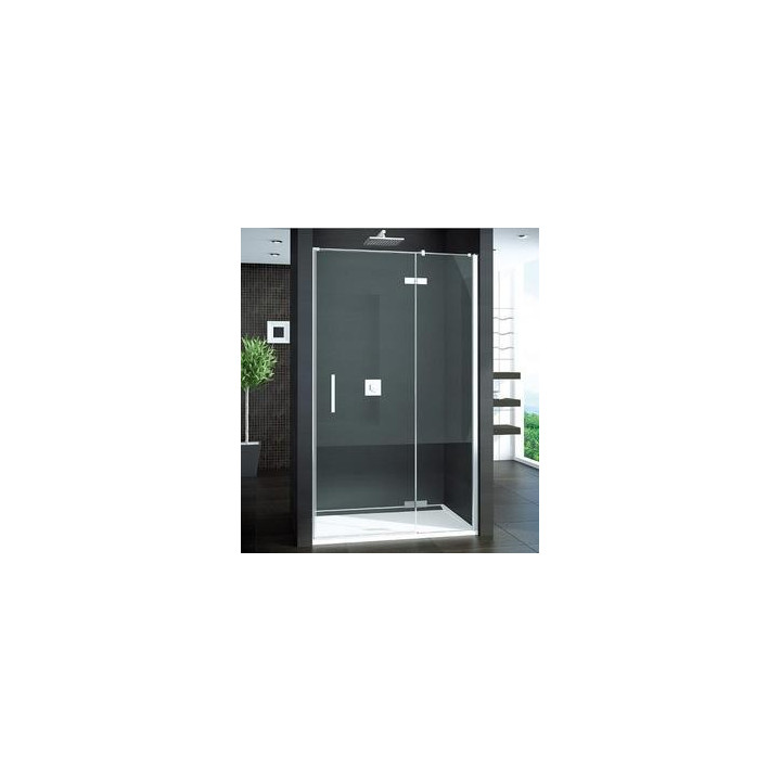 Drzwi SanSwiss Ronal Pur PU13P do wnęki  90 cm, lewe, chrom, szkło przeźroczyste- sanitbuy.pl
