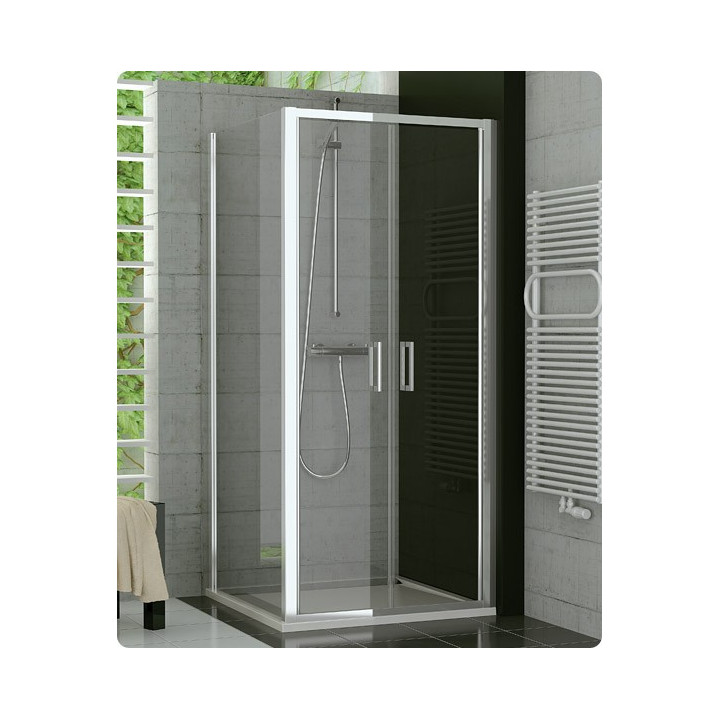 Drzwi dwuczęściowe SanSwiss TOP-LINE 70 cm, połysk, szkło przeźroczyste- sanitbuy.pl