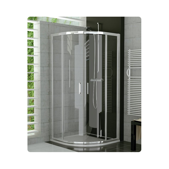 Kabina półokrągła SanSwiss TOP- LINE  TER 100x100 cm, połysk, szkło przeźroczyste- sanitbuy.pl