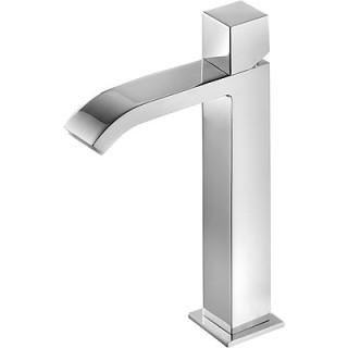 Bateria umywalkowa Tres Cuadro Exclusive, wys. 25 cm, chrom- sanitbuy.pl