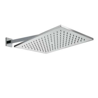 Deszczownica prostokątna 32x22 cm Tres  z ramieniem ściennym- sanitbuy.pl