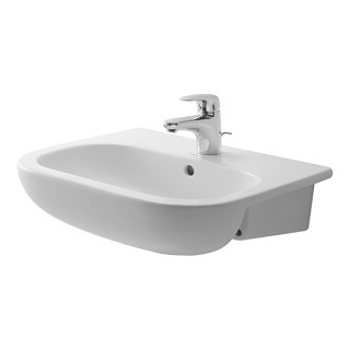 Umywalka Duravit D-Code 550x440 mm blatowa z otworem na baterię- sanitbuy.pl