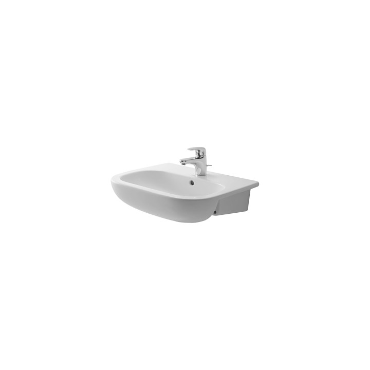 Umywalka Duravit D-Code 550x440 mm blatowa z otworem na baterię- sanitbuy.pl
