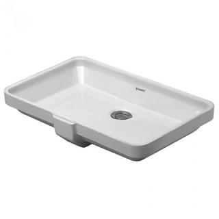 Umywalka Duravit 2nd Floor blatowa 52,5x35 cm, bez otworu na baterię, biała- sanitbuy.pl
