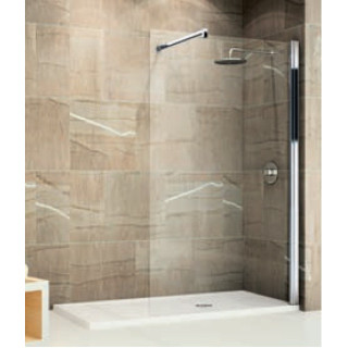 Ścianka prysznicowa Novellini Giada H stała 90 cm, profil srebrny,  szkło przeźroczyste- sanitbuy.pl