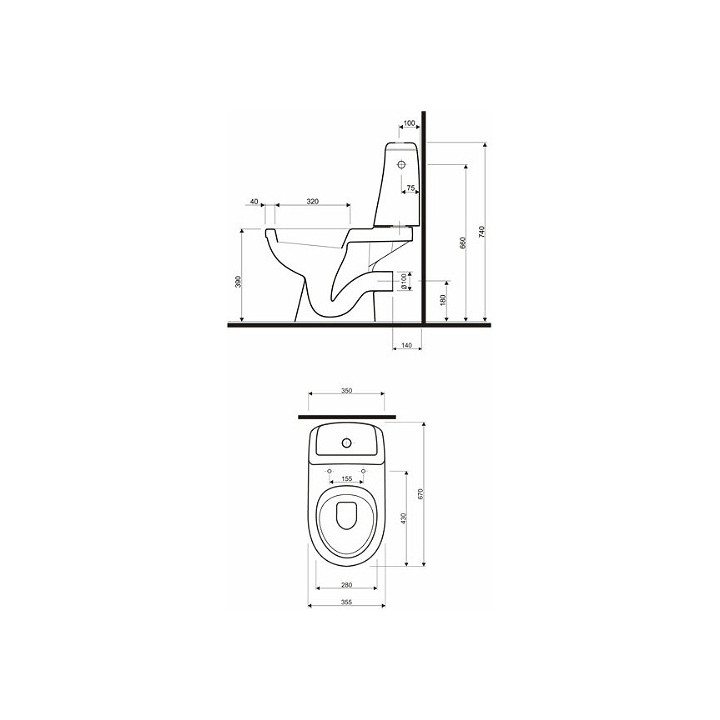 Deska Koło Solo sedesowa miękka, biała- sanitbuy.pl
