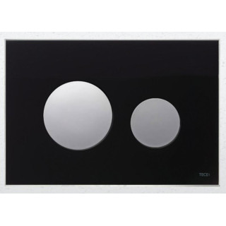 Przycisk spłukujący TECEloop do WC - szkło czarne- sanitbuy.pl