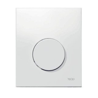 Przycisk spłukujący TECEloop do WC - szkło czarne, przyciski złote- sanitbuy.pl