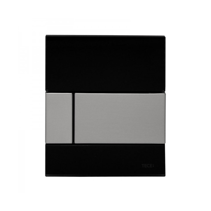 Przycisk spłukujący TECEsquare do pisuaru z wkładką zaworową - szkło zielone, przycisk chrom połysk- sanitbuy.pl