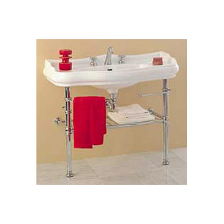 Konsola chromowana pod umywalkę Kerasan Retro- sanitbuy.pl