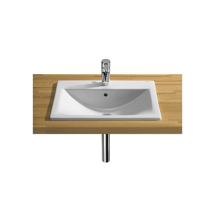 Umywalka Roca Diverta blatowa 55x42,5 cm z otworem na baterię- sanitbuy.pl