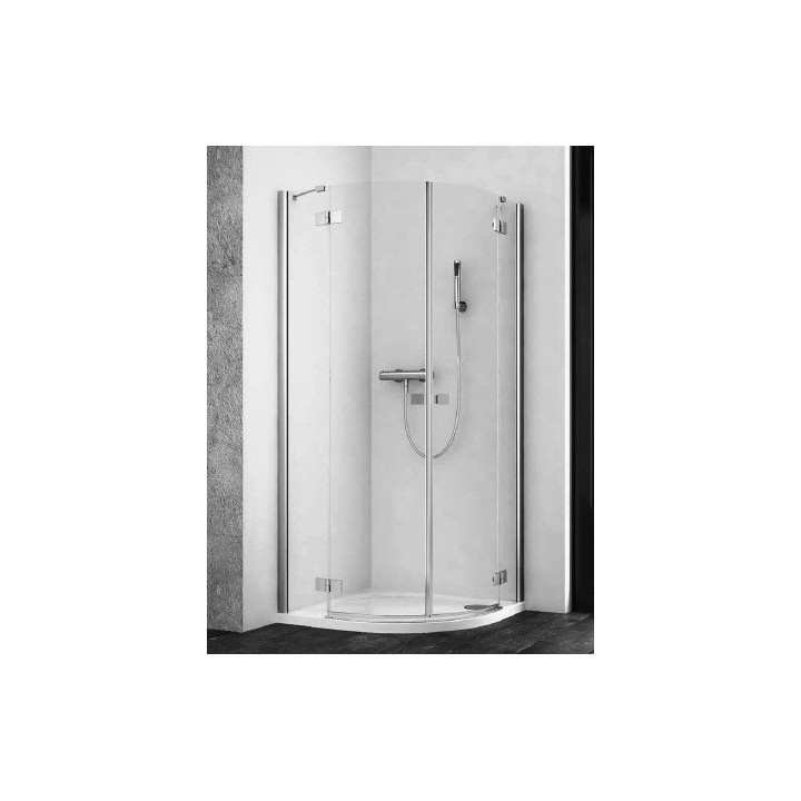 Ścianki do drzwi (komplet) Radaway Fuenta New KDJS chrom, szkło przeźroczyste EasyClean- sanitbuy.pl