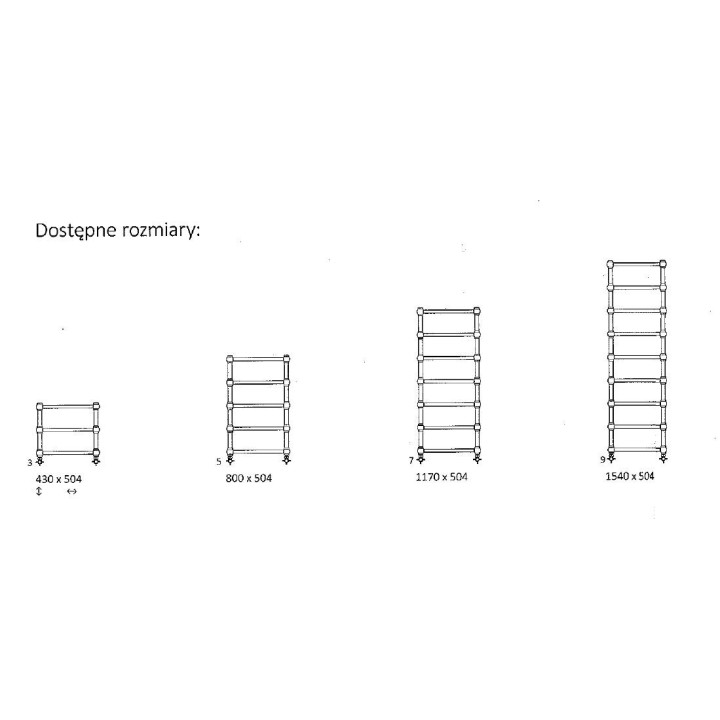 Grzejnik Terma Case 179x60 cm- sanitbuy.pl