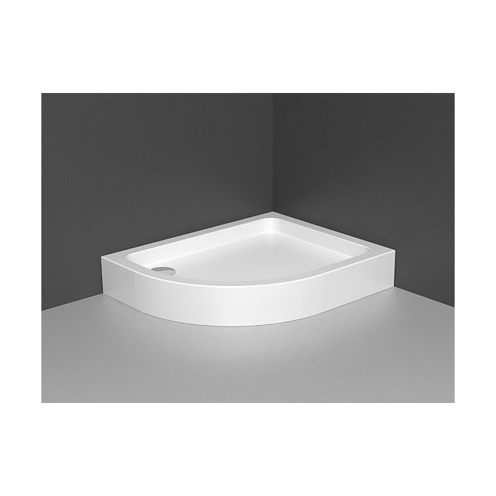 Brodzik Radaway LAROS E 80x100 cm, półokragły lwey- sanitbuy.pl