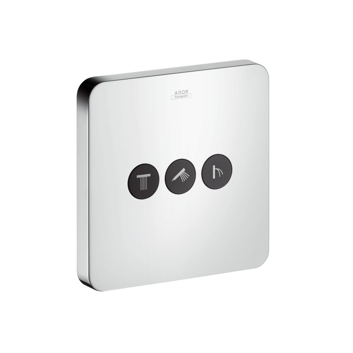 Zawór odcinający Axor Urquiola  do trzech odbiorników podtynkowa, element zewnętrzny - sanitbuy.pl