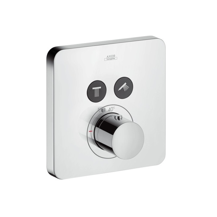 Zawór odcinający Axor Urquiola  do trzech odbiorników podtynkowa, element zewnętrzny - sanitbuy.pl