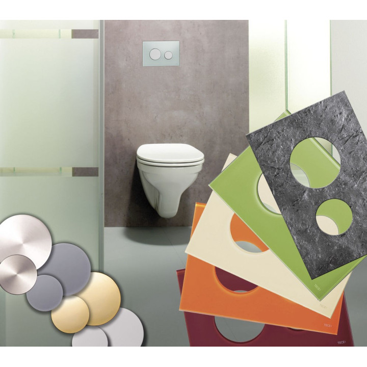 Płytka TECE - przyciski białe antybakteryjne TECEloop do kompletowania z obudwą - sanitbuy.pl