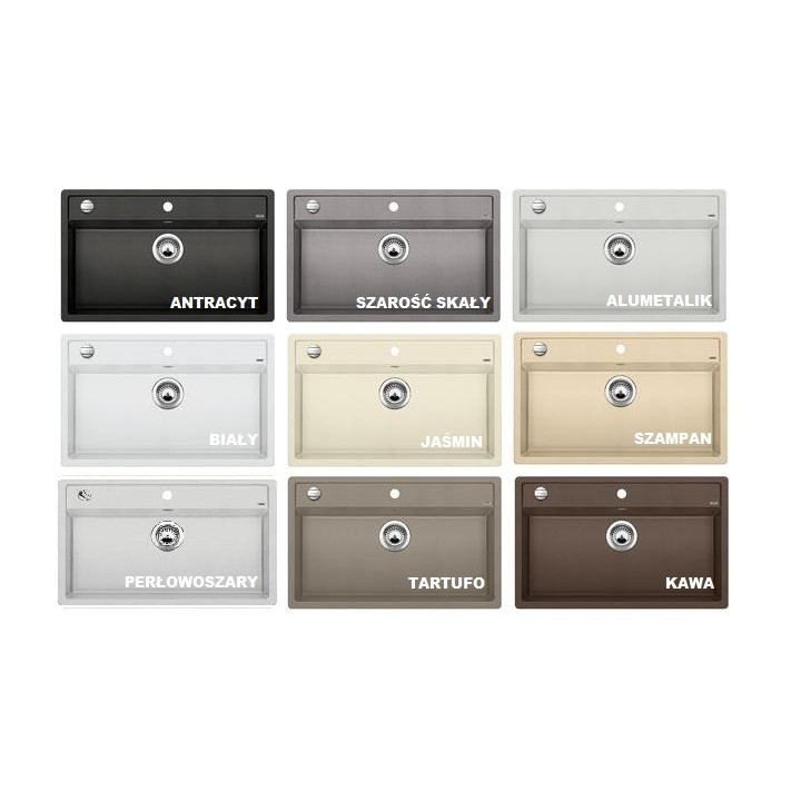 Zlewozmywak Blanco ALAROS 6S 114x49 cm, kawowy, deski czarne- sanitbuy.pl