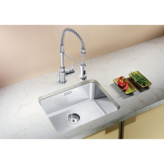 Komora Blanco SUPRA 400-U, podwieszana, stal szczotkowana  z korkiem automatycznym- sanitbuy.pl