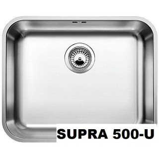 Komora Blanco SUPRA 450-U, podwieszana, stal szczotkowana  z korkiem automatycznym- sanitbuy.pl