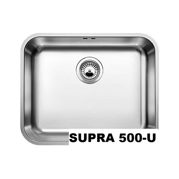 Komora Blanco SUPRA 450-U, podwieszana, stal szczotkowana  z korkiem automatycznym- sanitbuy.pl
