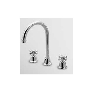 Bateria umywalkowa stojąca 3-otworowa, chrom - Delfi Zucchetti- sanitbuy.pl