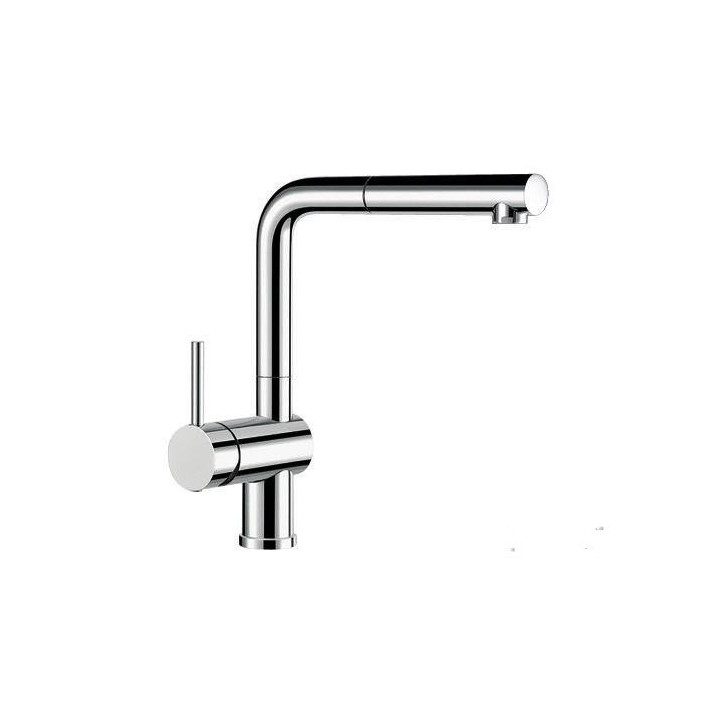 Bateria kuchenna Blanco LINUS- S Vario z wyciagana wylewką , chrom- sanitbuy.pl