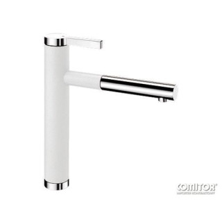 Zlewozmywak podwieszany Blanco SUBLINE 400-U,  55,5x50 cm, biały- sanitbuy.pl