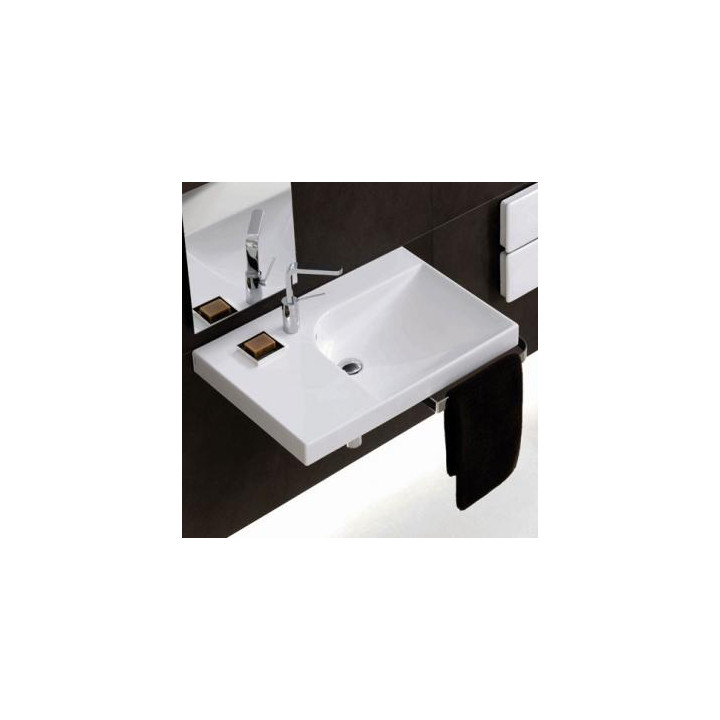 Umywalka Hatria Grandangolo 75 cm prawa- sanitbuy.pl