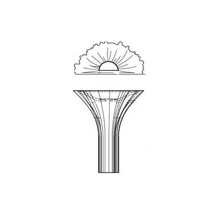 Umywalka Marmorin Flora stojąca/przyścienna 75x35 cm- sanitbuy.pl