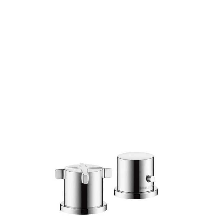 Element zewnętrzny do baterii termostatycznej 2-otworowej do montażu na brzegu wanny Axor Citterio E chrom, DN15- sanitbuy.pl