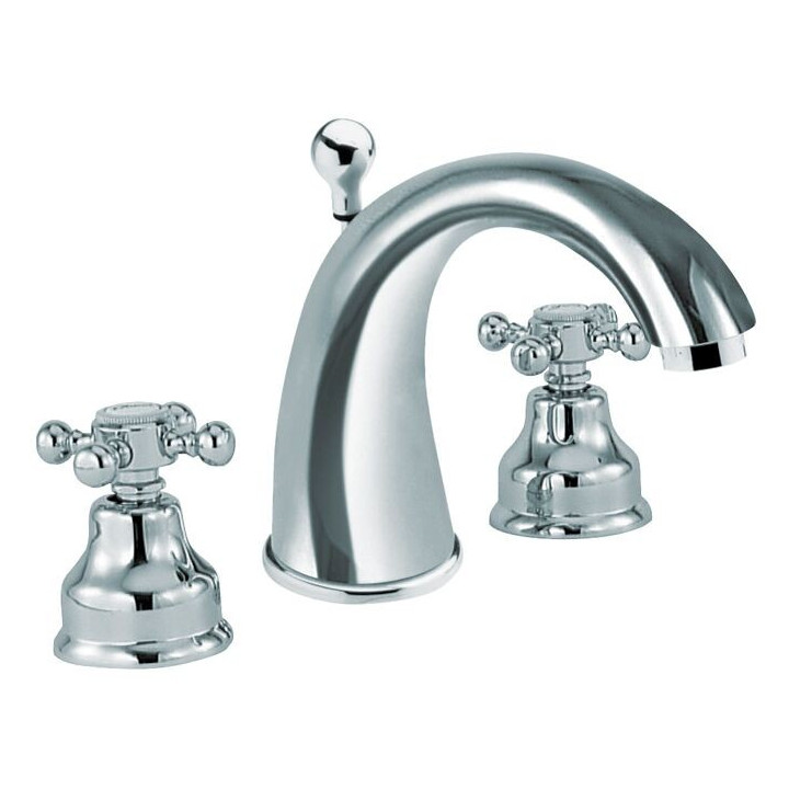 Bateria umywalkowa  Eurorama Anais wysoka, łamana, chrom- sanitbuy.pl