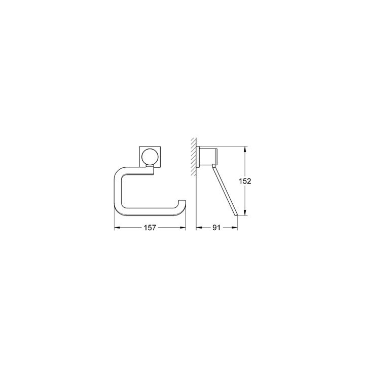 Uchwyt na papier toaletowy Grohe Allure- sanitbuy.pl