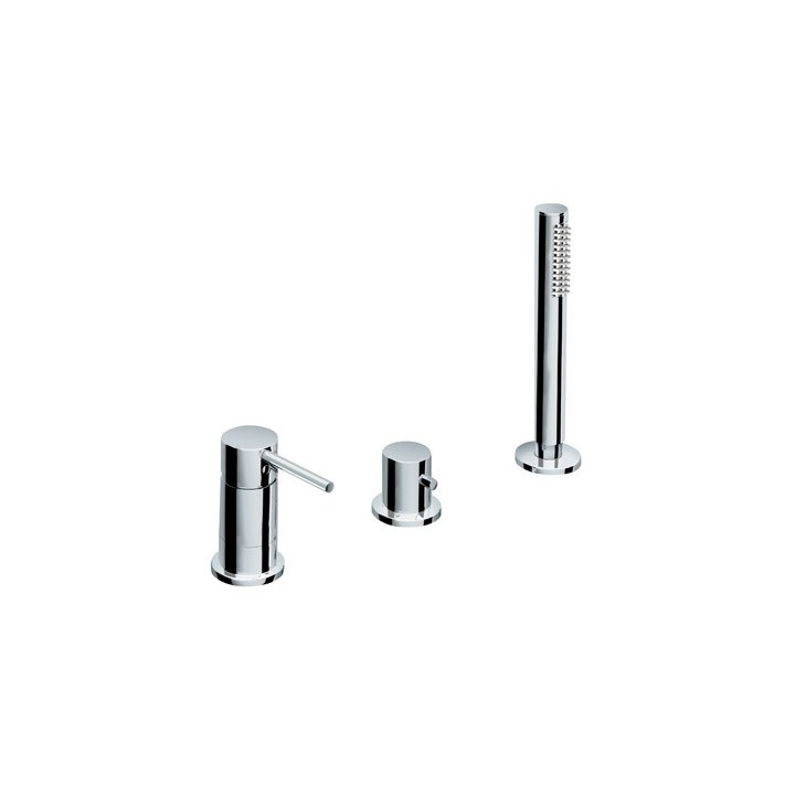 Bateria wannowa Eurorama Net podtynkowa, chrom- sanitbuy.pl