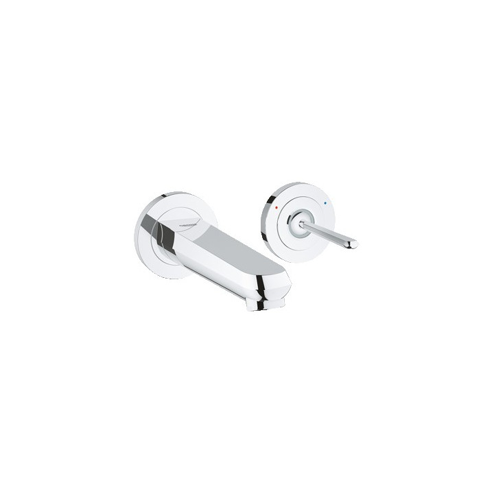 Bateria umywalkowa Grohe Eurodisc Joy ścienna, dł. 171 mm, 2-otworowa- sanitbuy.pl