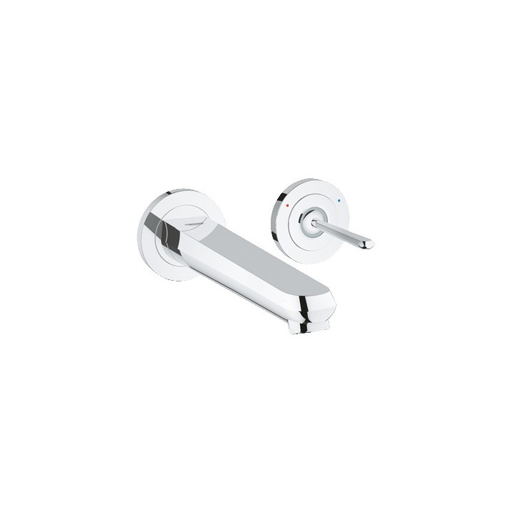 Bateria umywalkowa Grohe Eurodisc Joy ścienna, dł. 171 mm, chrom, 2-otworowa- sanitbuy.pl