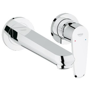 Bateria umywalkowa Grohe Eurodisc Cosmopolitan ścienna, dł. 225 mm, chrom, 2-otworowa- sanitbuy.pl