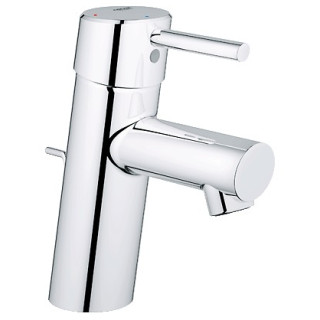 Bateria umywalkowa Grohe Concetto stojąca, wys. 185 mm, chrom, jednootworowa, ogranicznik przepływu - sanitbuy.pl