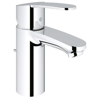 Bateria umywalkowa Grohe Eurostyle Cosmopolitan stojąca, wys. 197 mm, chrom, jednootworowa, z zestawem odpływowym- sanitbuy.pl