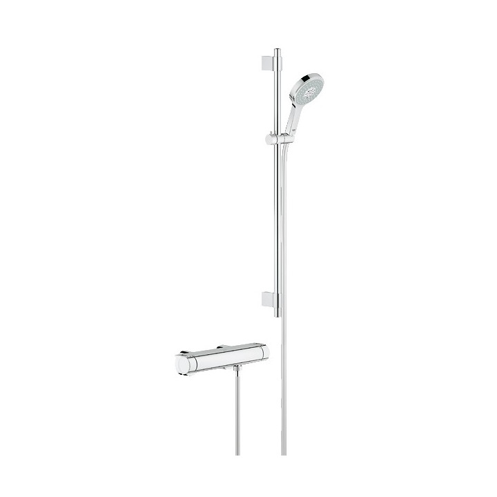 Bateria prysznicowa Grohe Grohtherm 2000 ścienna, szer. 317 mm, chrom, termostatyczna- sanitbuy.pl